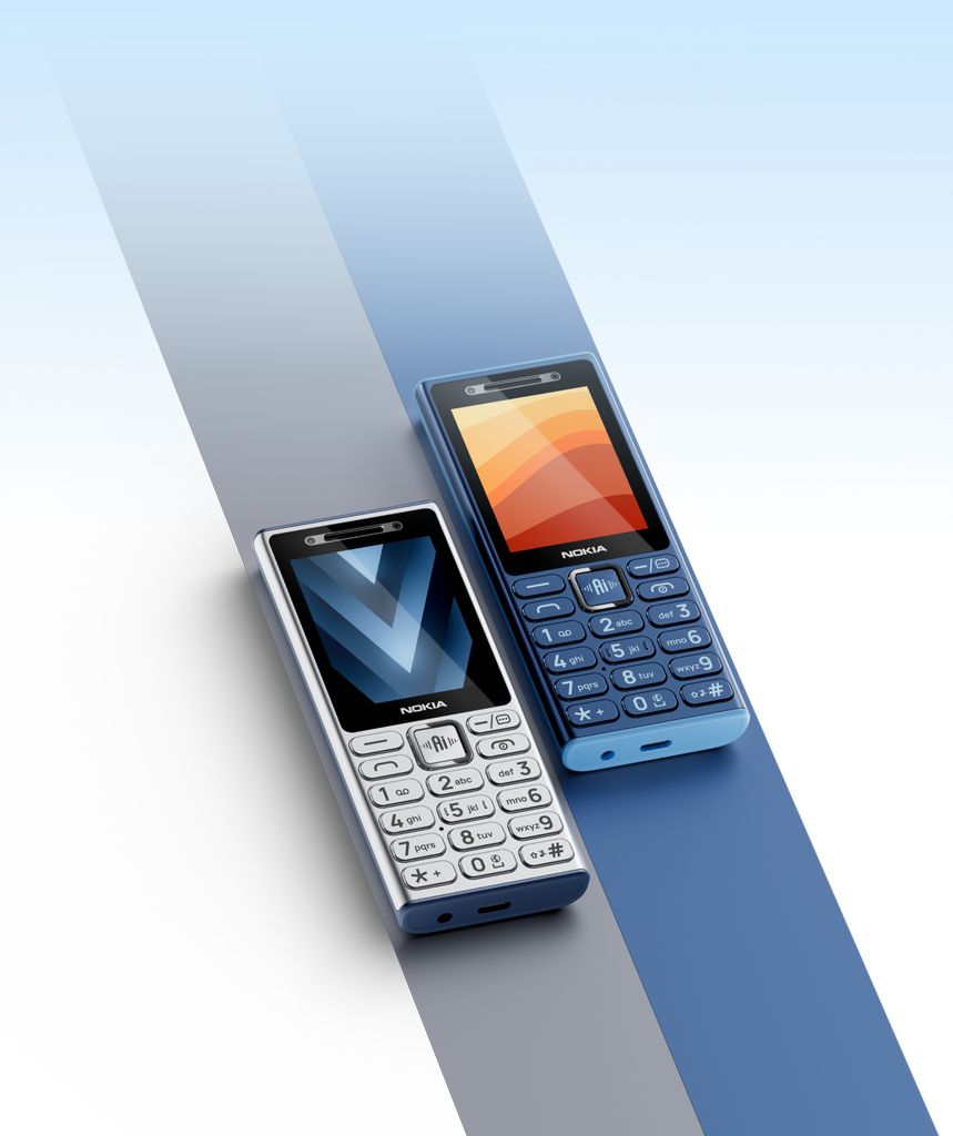 NOKIA 210 4G Dual SIM stříbrný