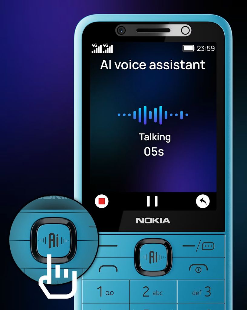 NOKIA 235 4G 2nd Dual SIM černý