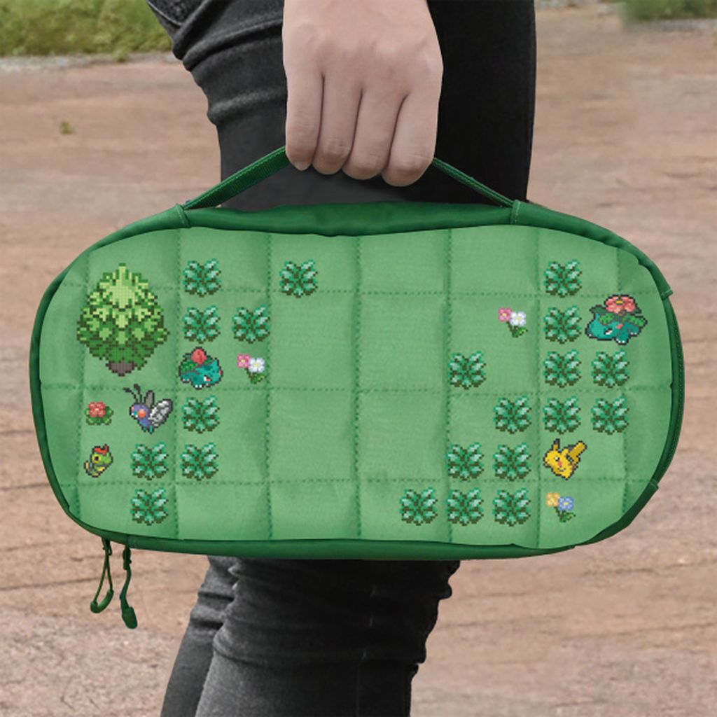 HORI Puff Pouch pouzdro Pixel Green (NSW/NSW2/OLED)