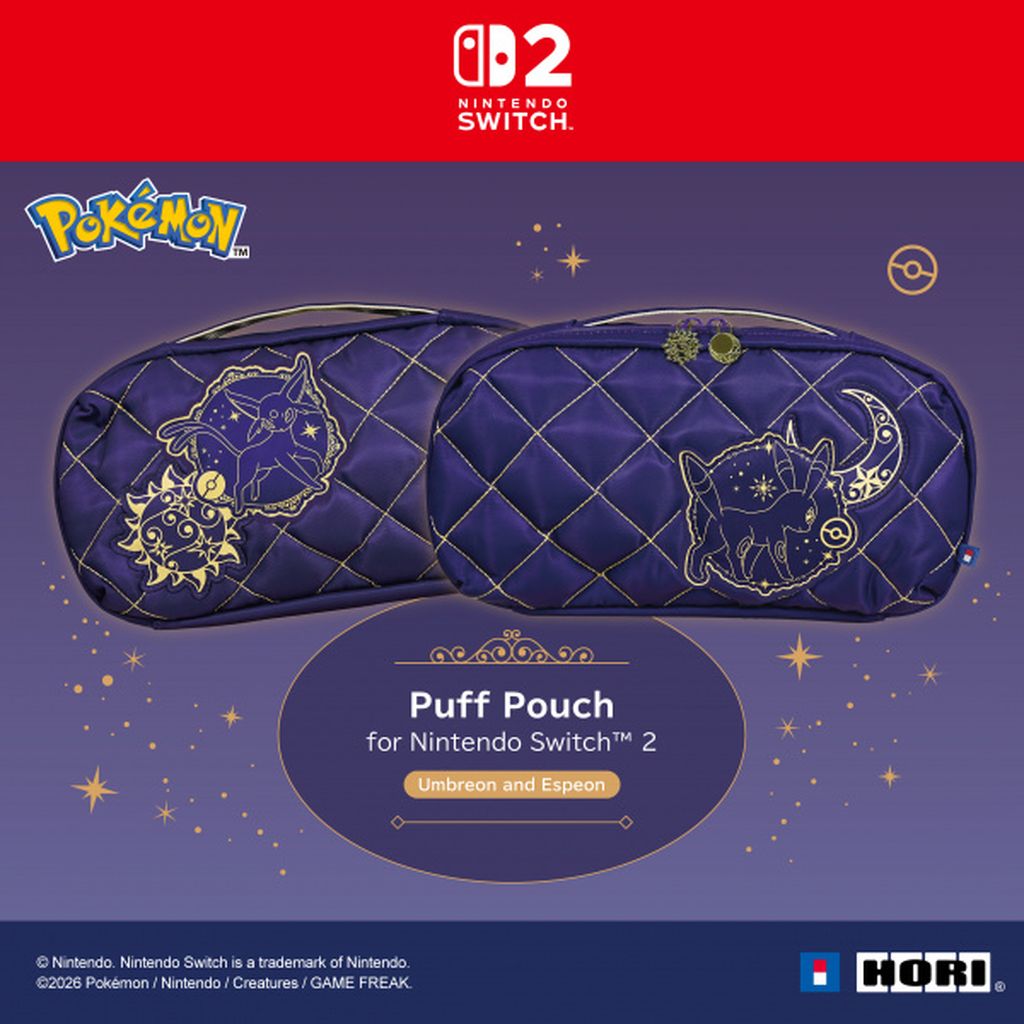 HORI Puff Pouch pouzdro Umbreon and Espeon (NSW/NSW2/OLED)