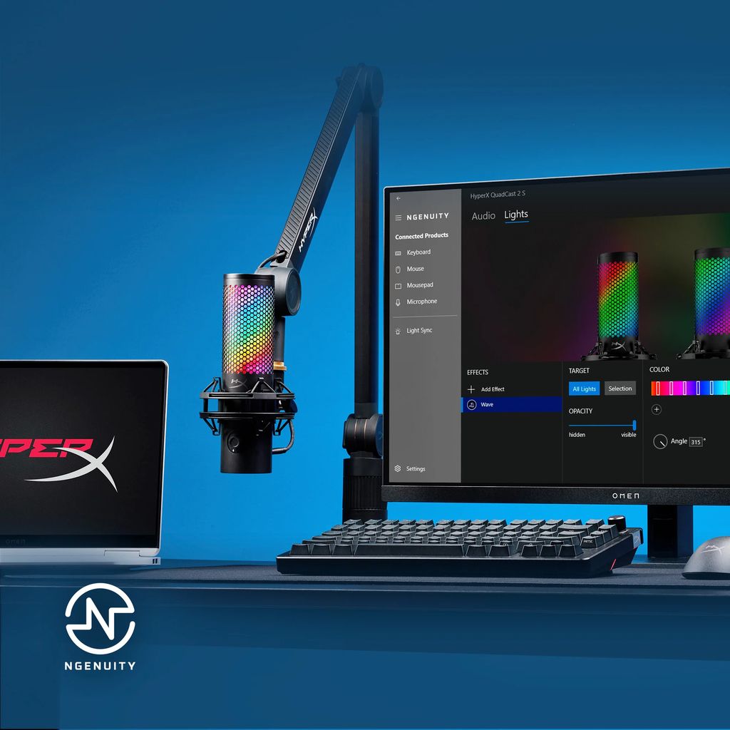 HyperX QuadCast 2 S černý