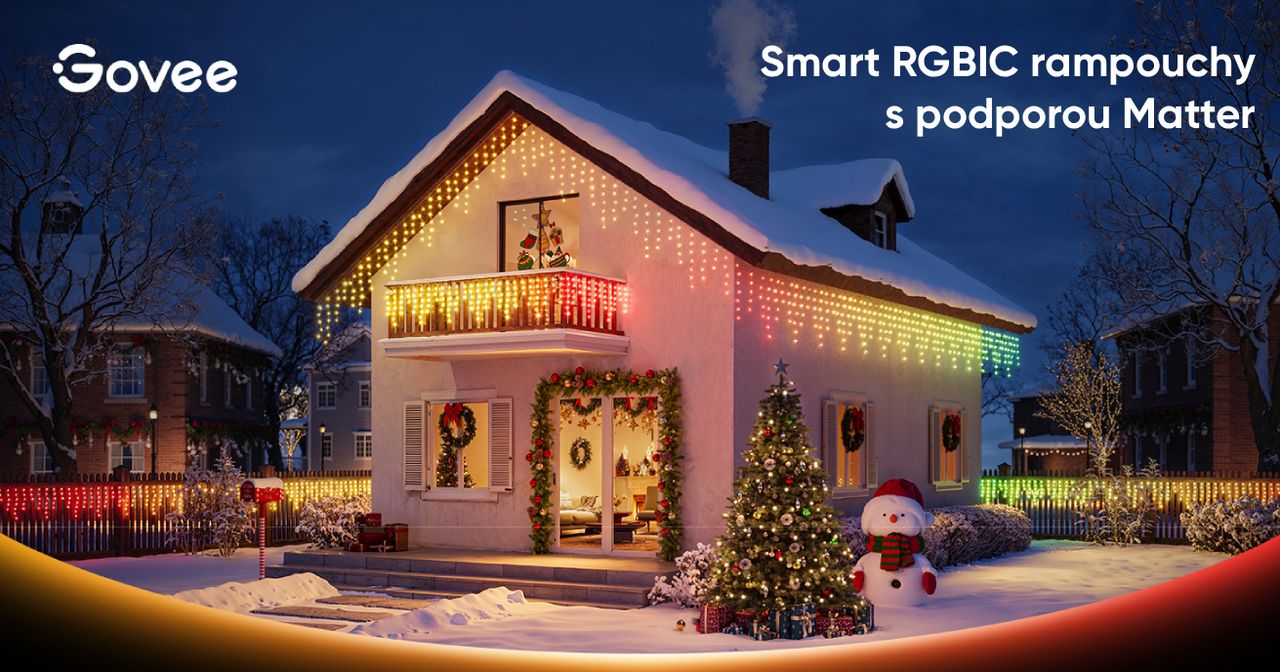 Govee Smart LED rampouchy RGBIC 10m, bílé, Matter