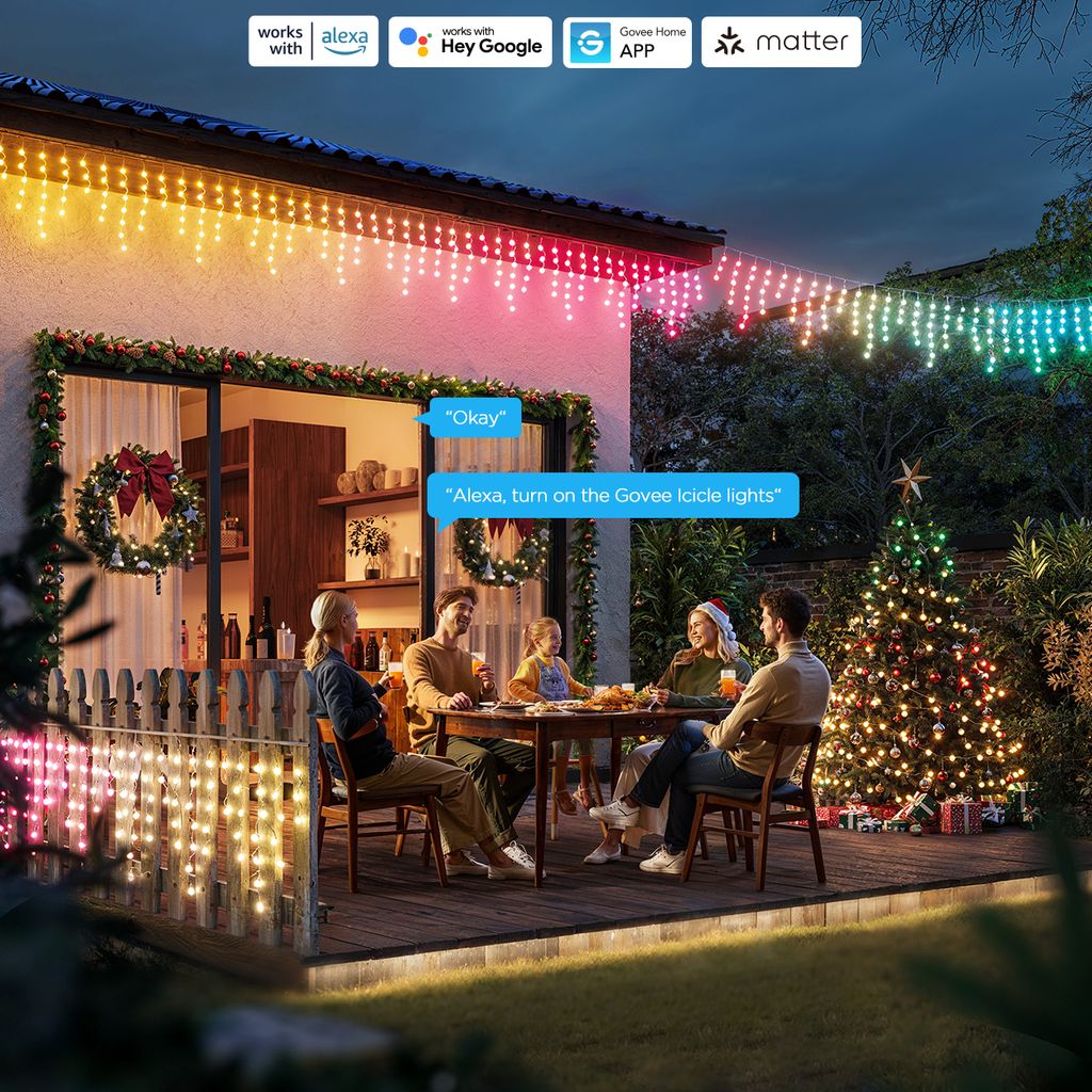 Govee Smart LED rampouchy RGBIC 10m, bílé, Matter