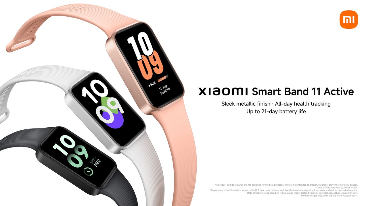 Xiaomi Smart Band 11 Active chytrý náramek šedý