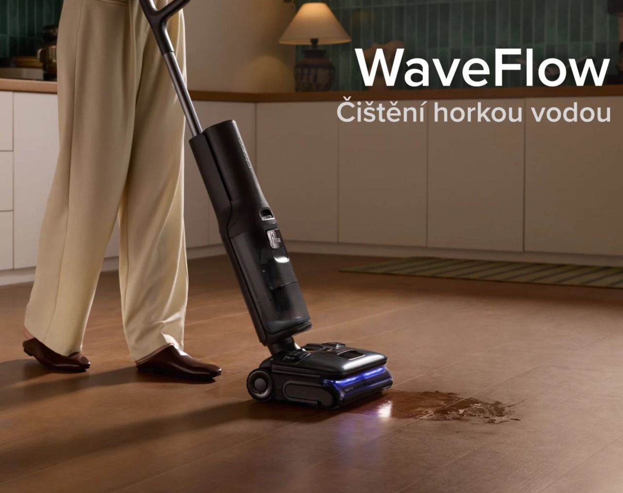 Roborock F25 Ultra tyčový vysavač s mopem černý