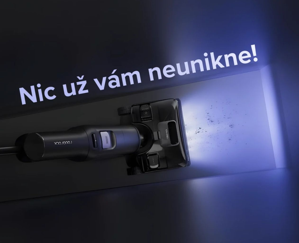 Roborock F25 Ultra tyčový vysavač s mopem černý