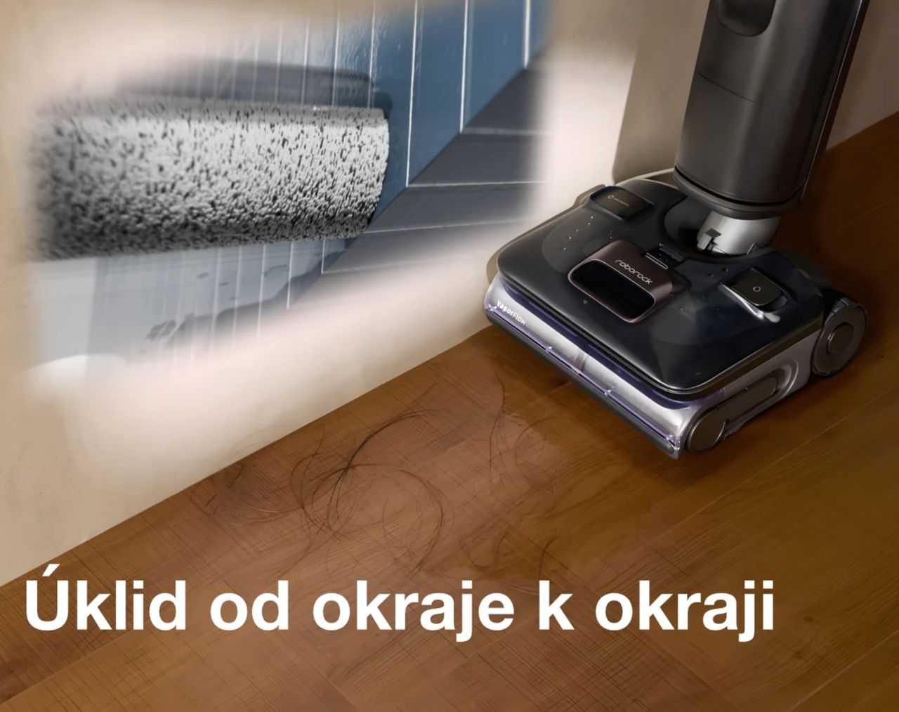 Roborock F25 Ultra tyčový vysavač s mopem černý
