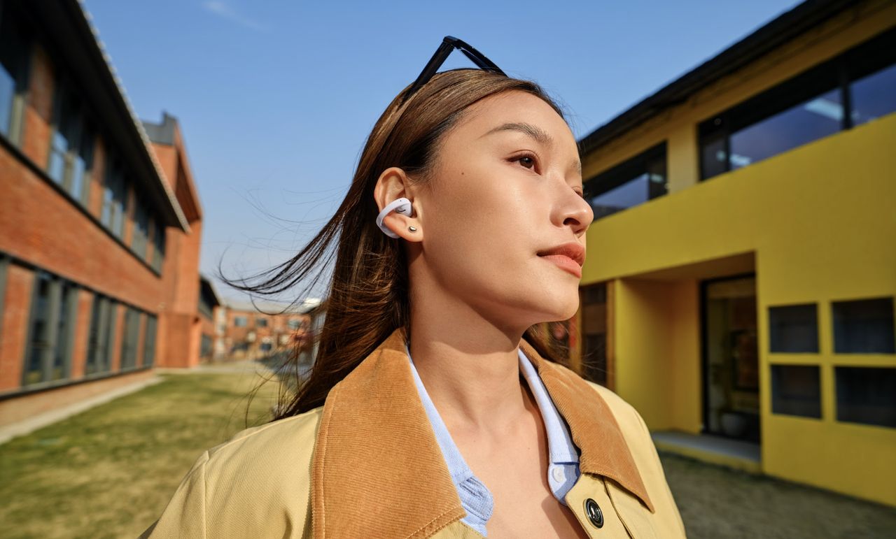 Shokz OpenDots Air bezdrátová sluchátka černá