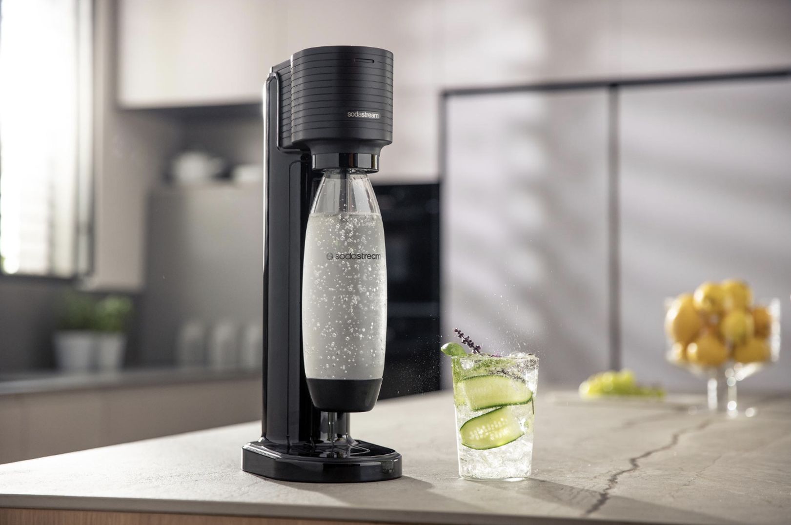 SodaStream GAIA výrobník sody čierny