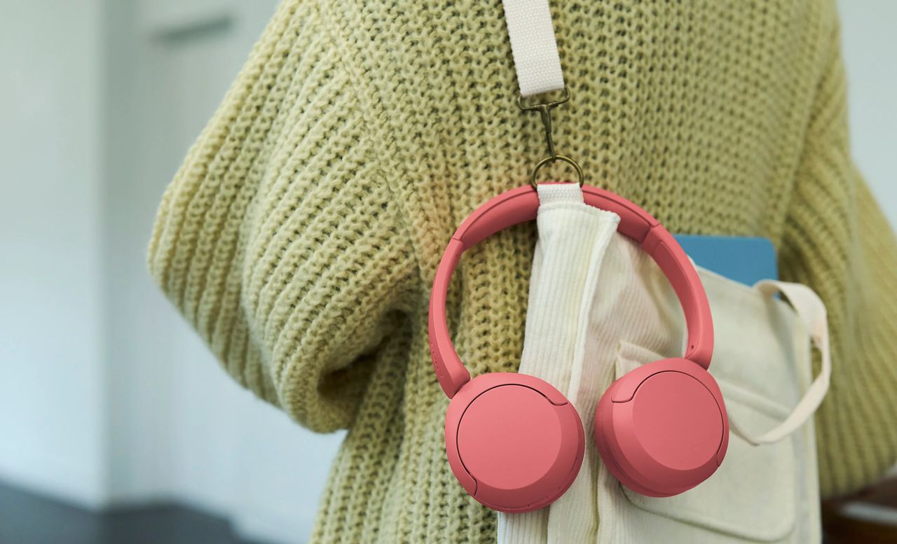 Sony WH-CH530 bezdrátová sluchátka růžová