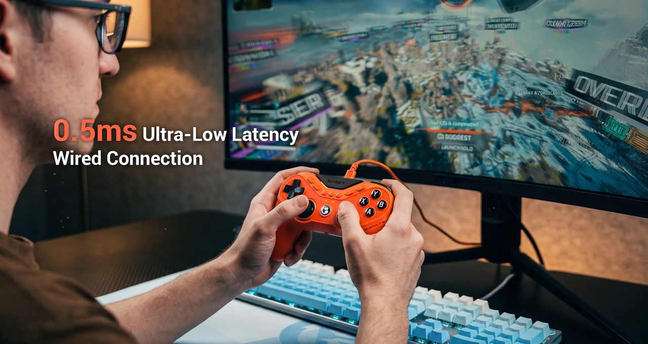 GameSir Tarantula 8K drátový herní ovladač PC