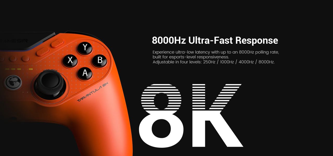 GameSir Tarantula 8K drátový herní ovladač PC