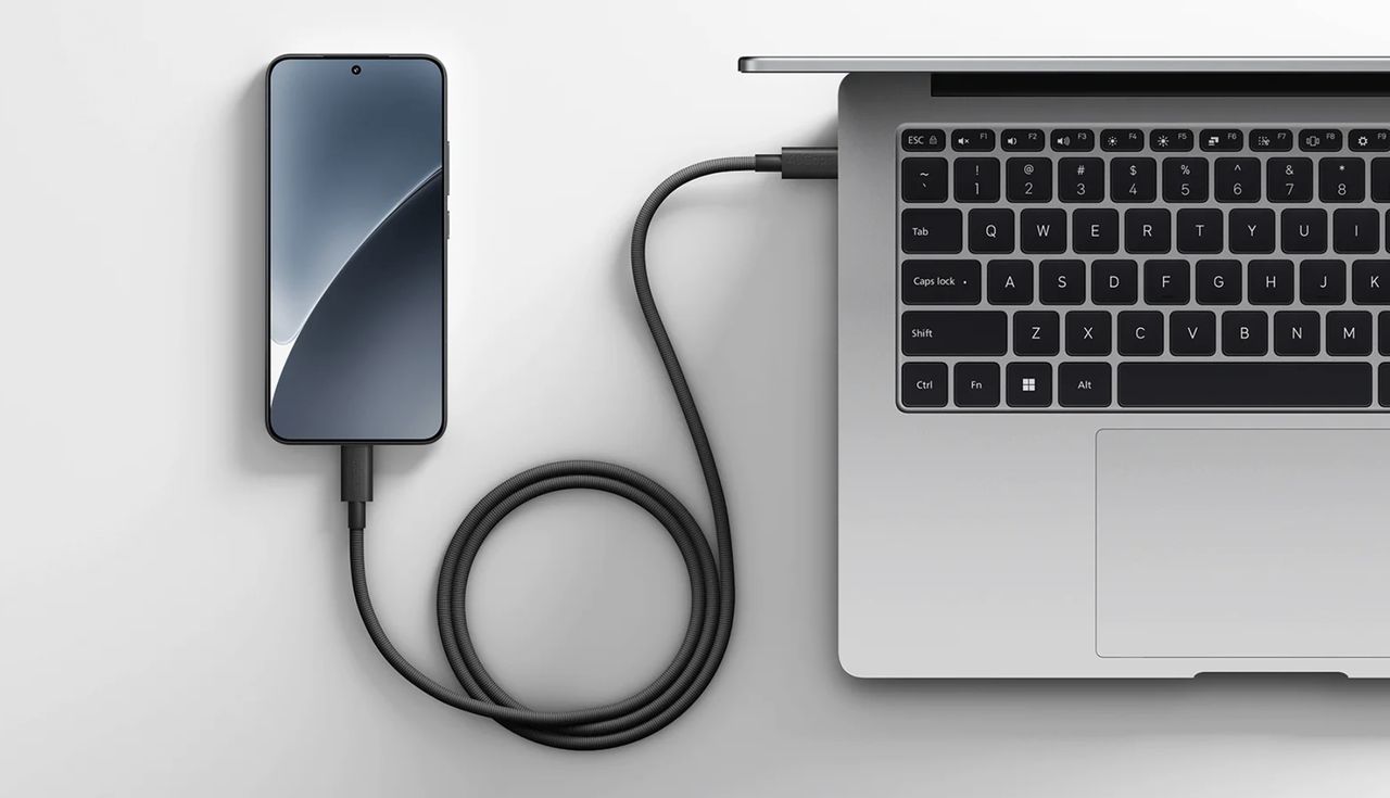 Xiaomi 6A USB-C/USB-C napájecí kabel 8K 240W 1m černý