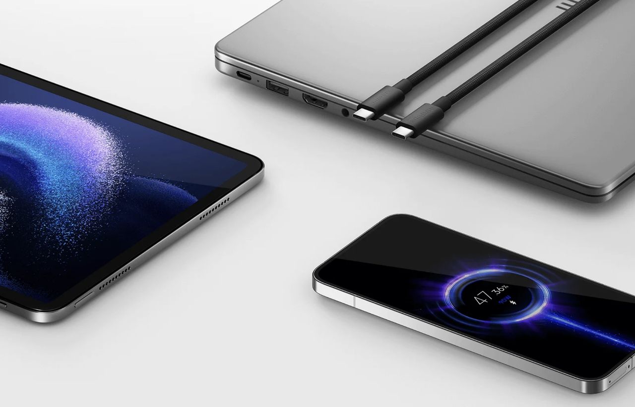 Xiaomi 6A USB-C/USB-C napájecí kabel 8K 240W 1m černý
