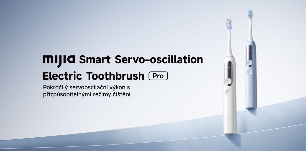 Xiaomi Mijia Smart Servo-oscillation Electric Toothbrush Pro EU elektrický kartáček bílý