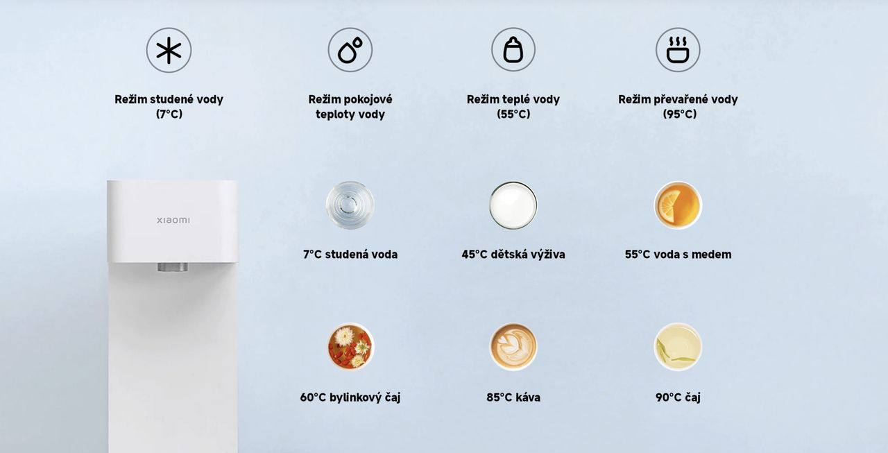 Xiaomi Smart Water Dispenser (Hot and Cold) EU ohřívač vody bílý