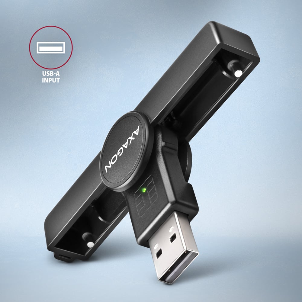 Otevřená čtečka AXAGON CRE-SMPA s konektorem USB-A