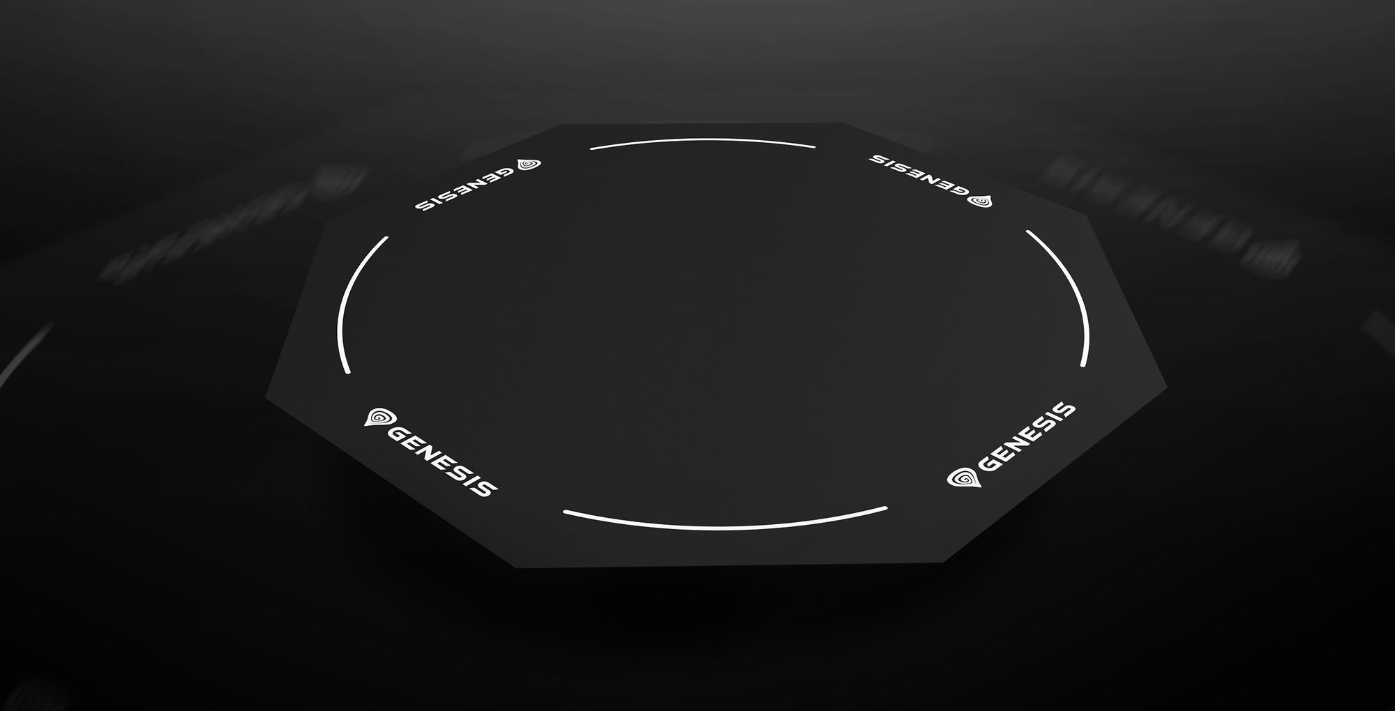 Genesis TELLUR 400 OCTAGON LOGO podložka pod židli