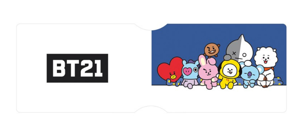 Pouzdro na platební karty BT21 - Characters Stack - Smarty.cz