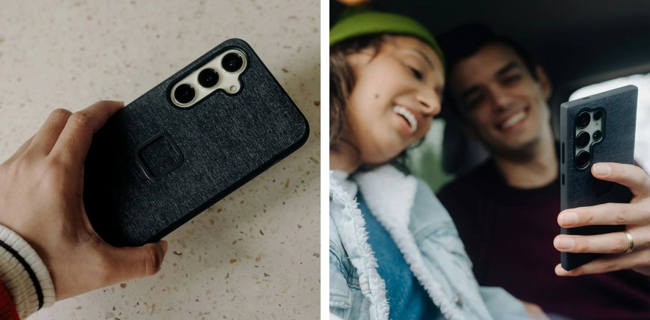 Peak Design Everyday Case Fabric kryt Samsung Galaxy S25 šedý