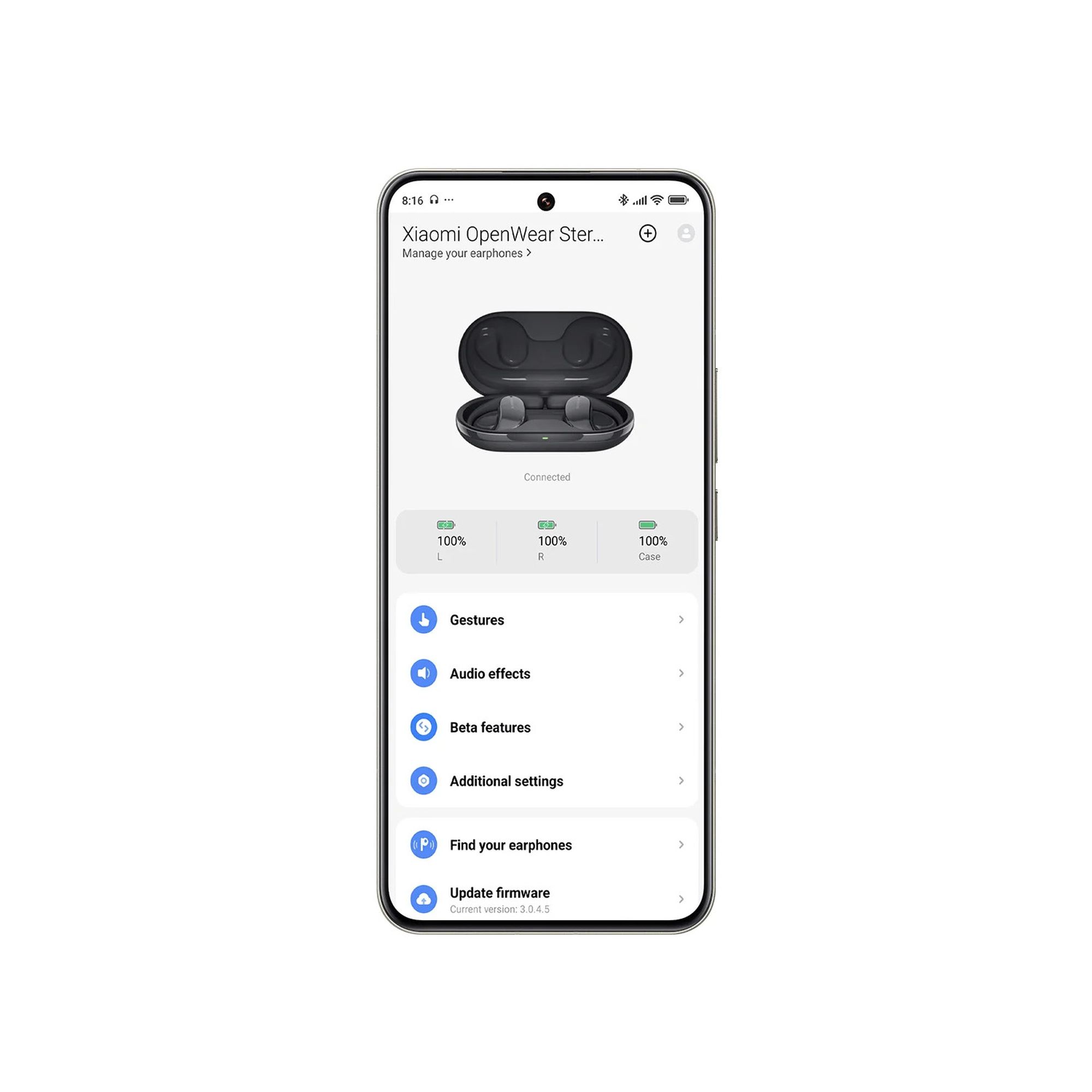 Xiaomi OpenWear Stereo bezdrátová sluchátka šedá