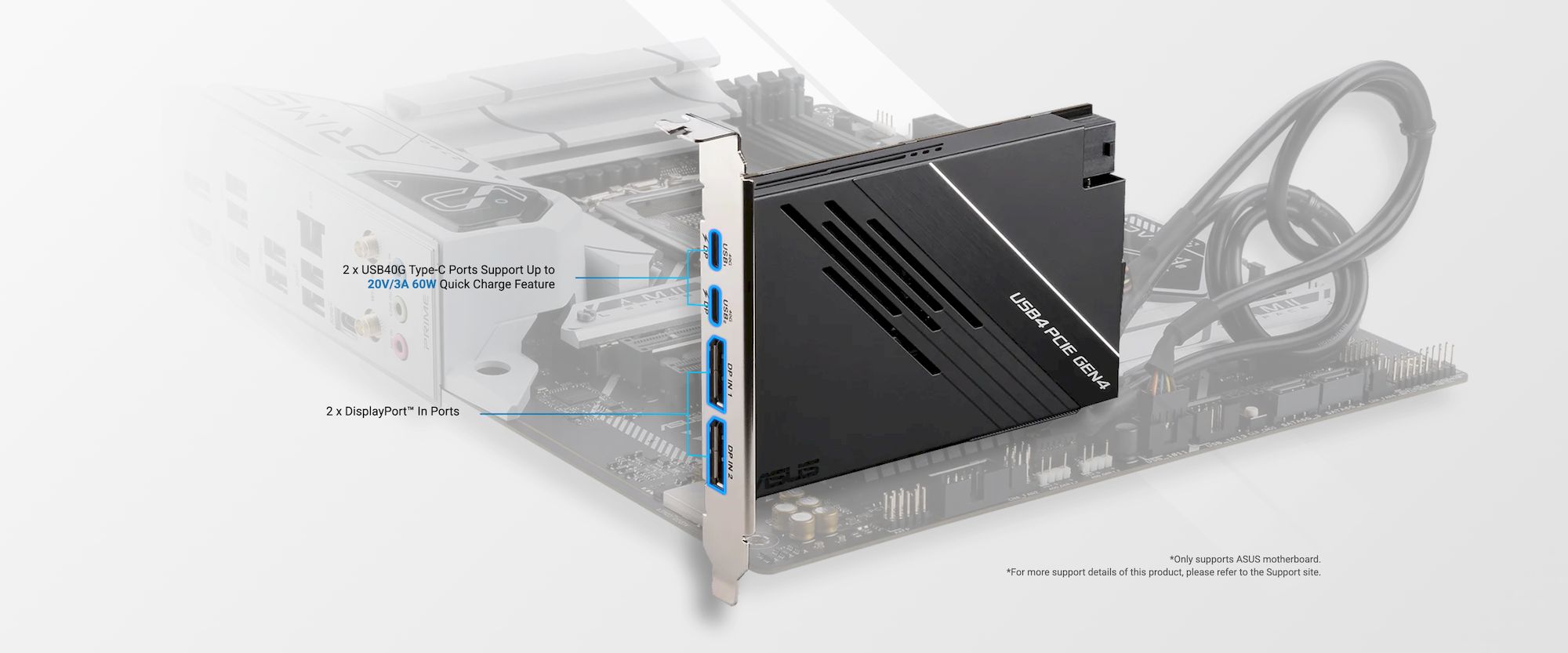ASUS USB4 PCIe Gen4 Card