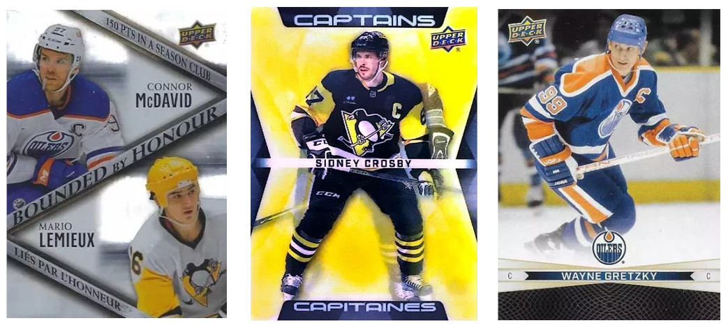 Hokejové karty 2023-24 Upper Deck Tim Hortons Greatest Duos Hockey Hobby Balíček