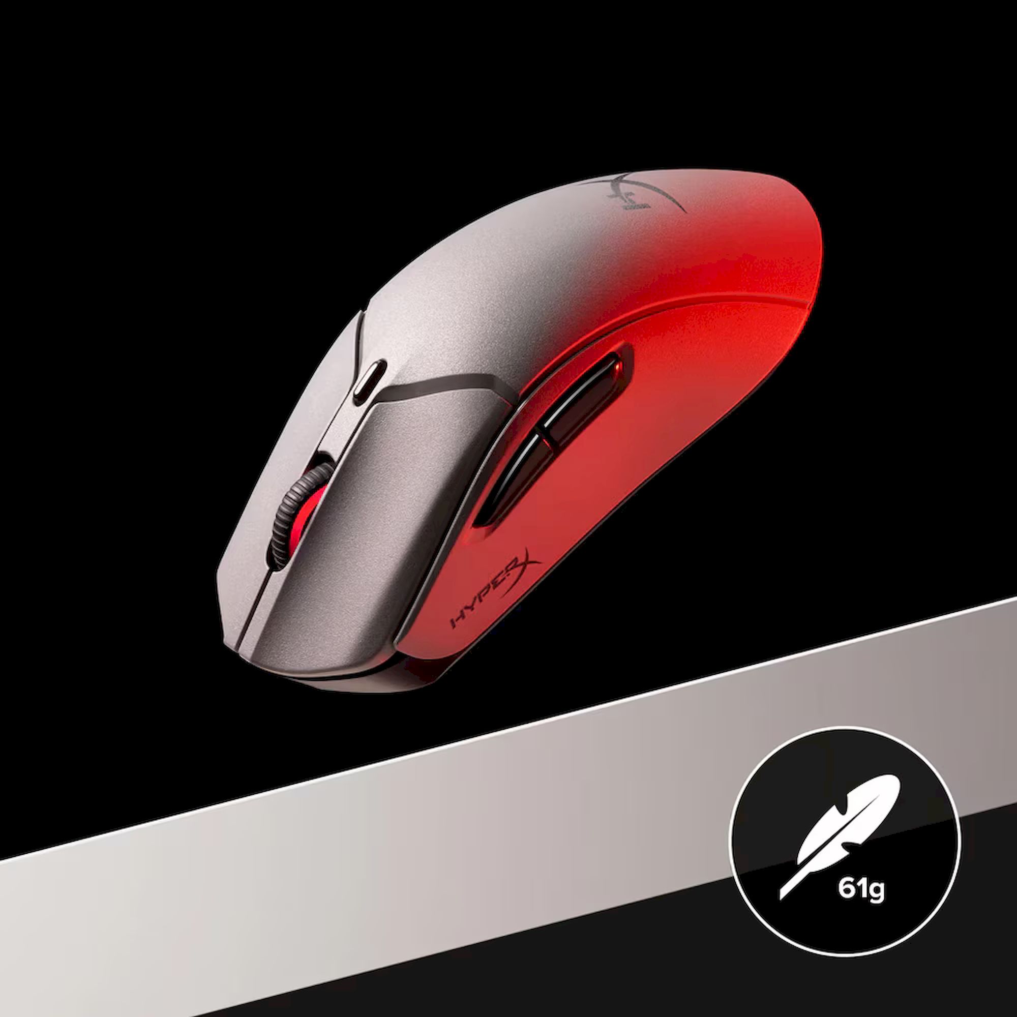 HyperX Pulsefire Haste 2 Pro bezdrátová herní myš bílá