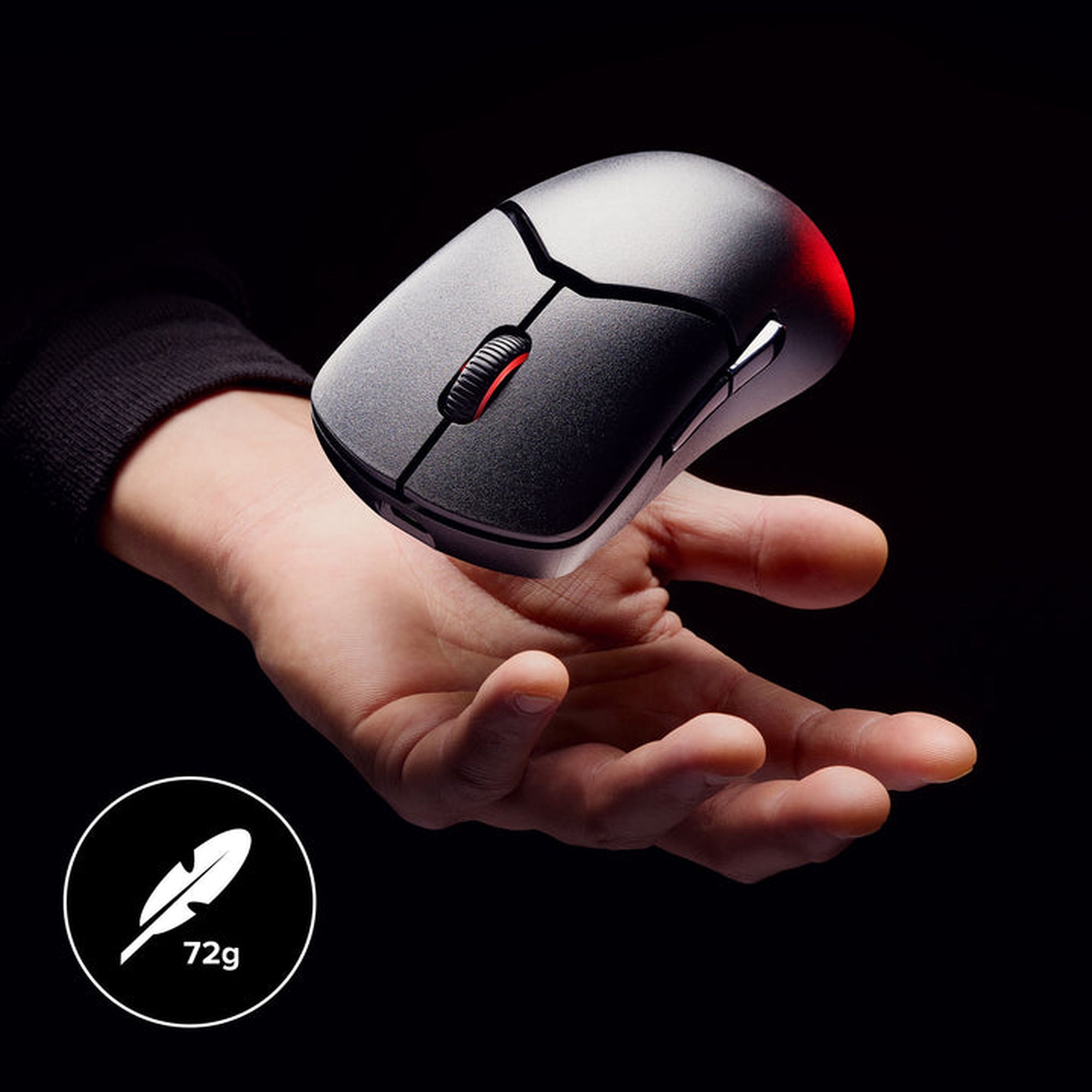 HyperX Pulsefire Saga Wireless herní myš černá