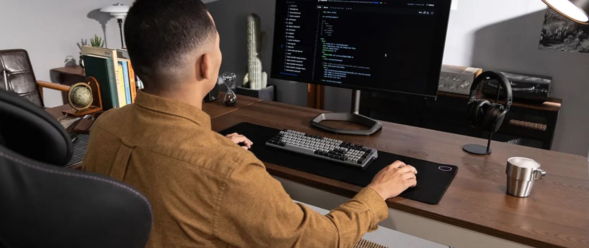 Cooler Master MK770 bezdrátová mechanická klávesnice CZ šedá