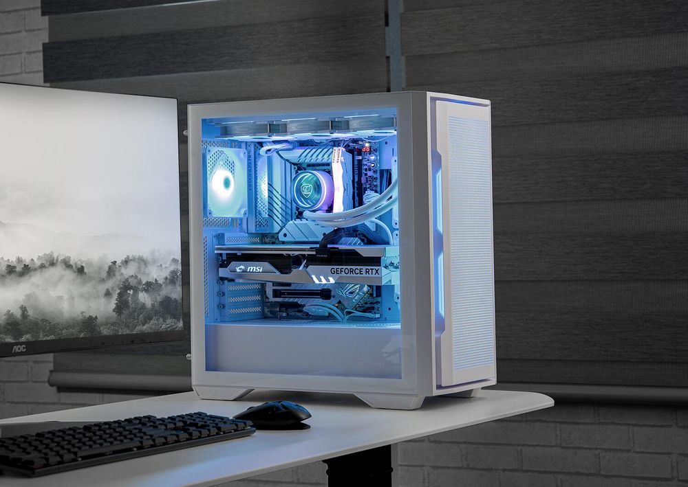 COUGAR UNIFACE RGB bílá