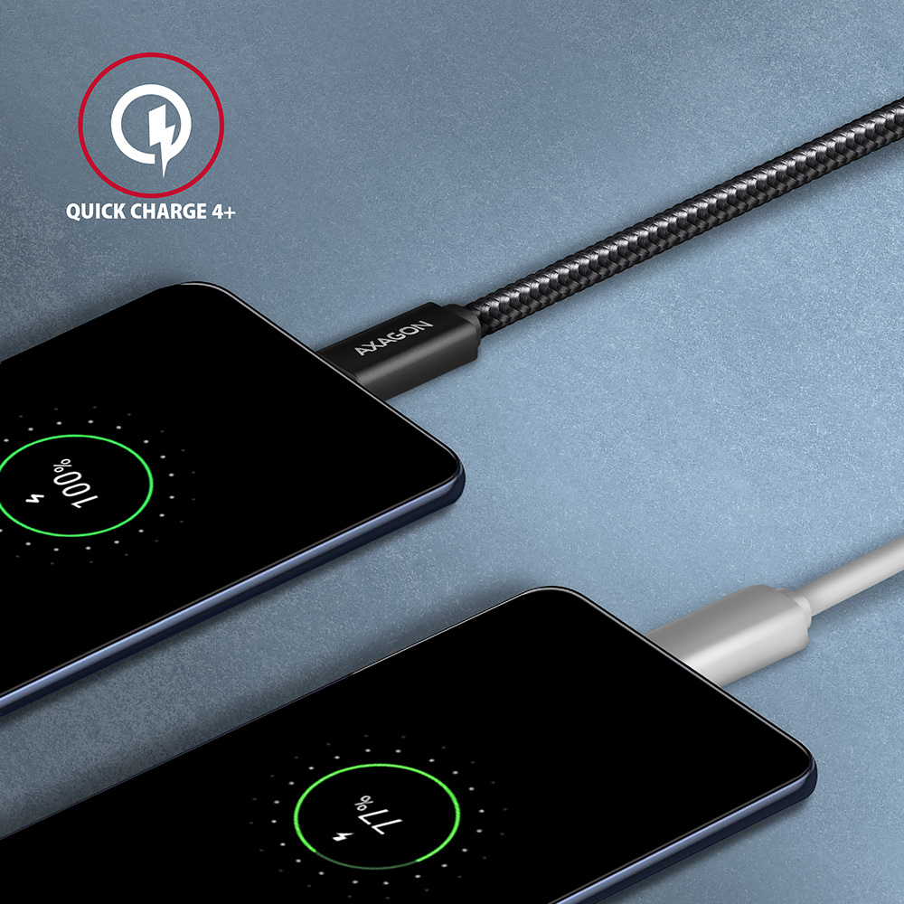 AXAGON BUCM32-CM05AB – nabíjení telefonu s podporou Quick Charge