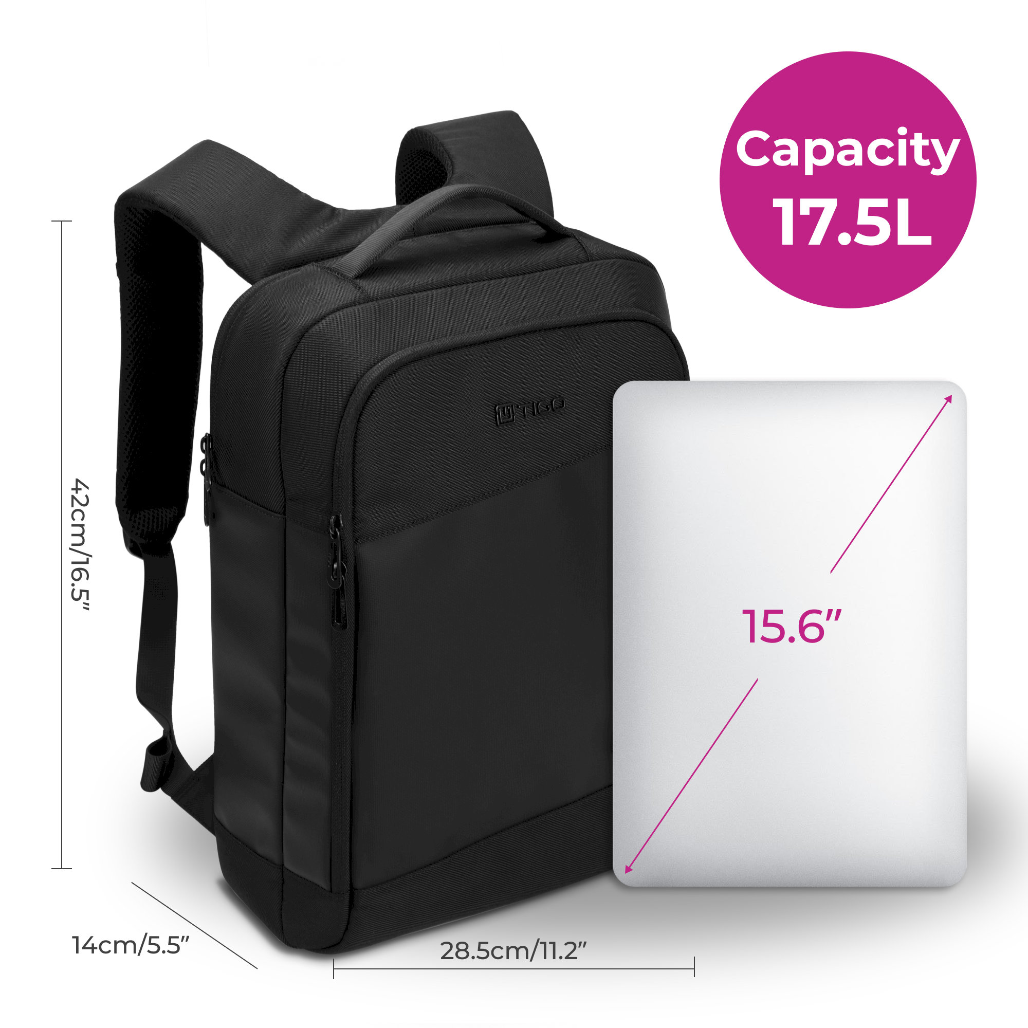 TIGO Vault batoh 15,6" čierny