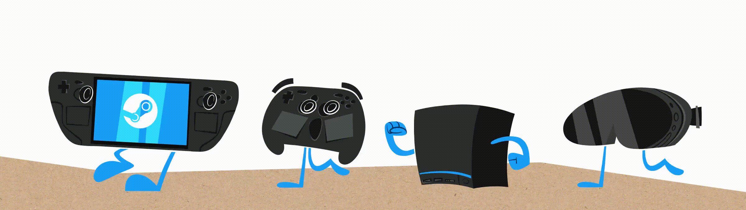 Rodina Steam hardwaru: Steam Deck, Steam Controller, Steam Machine a Steam Frame