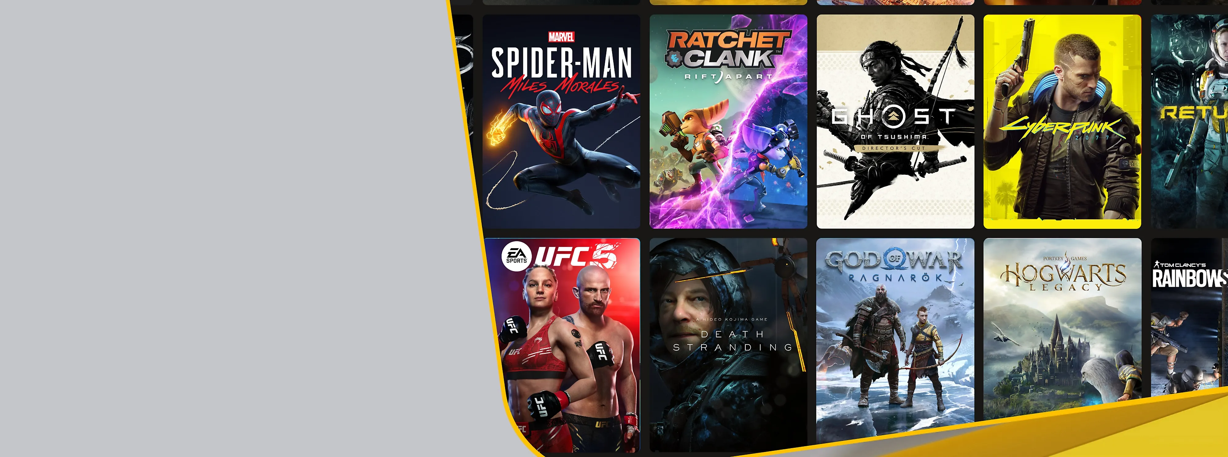 Nabídka her v předplatném PlayStation Plus