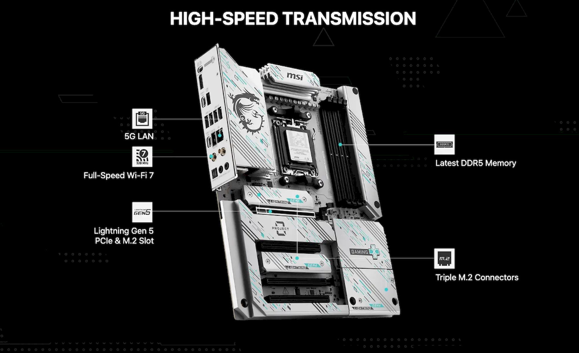 MSI B850 GAMING PLUS WIFI PZ