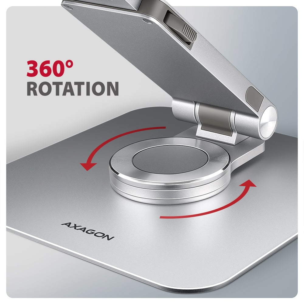 AXAGON STND-LR – 360° otočná základna stojanu
