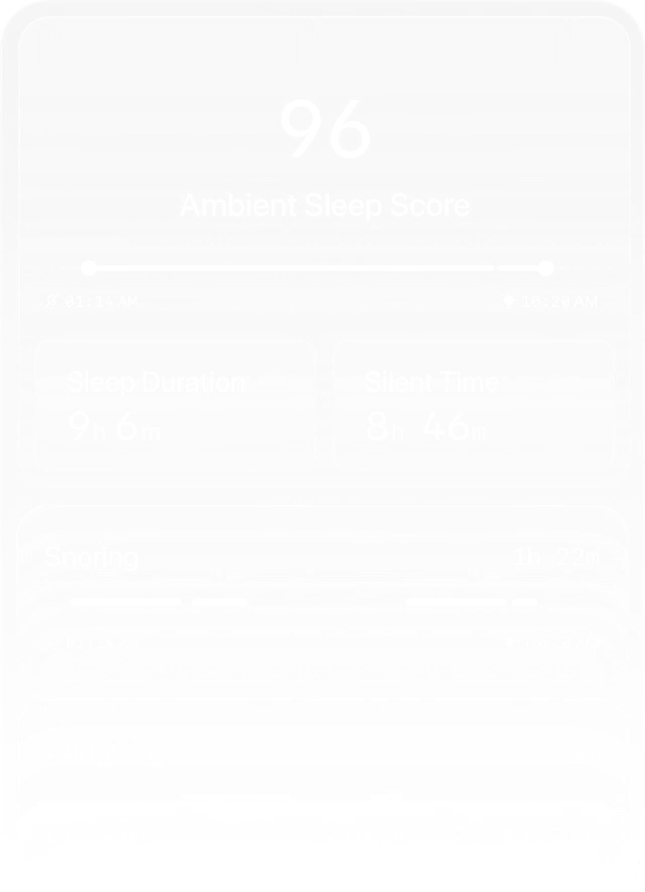 Sleep Score UI Detail