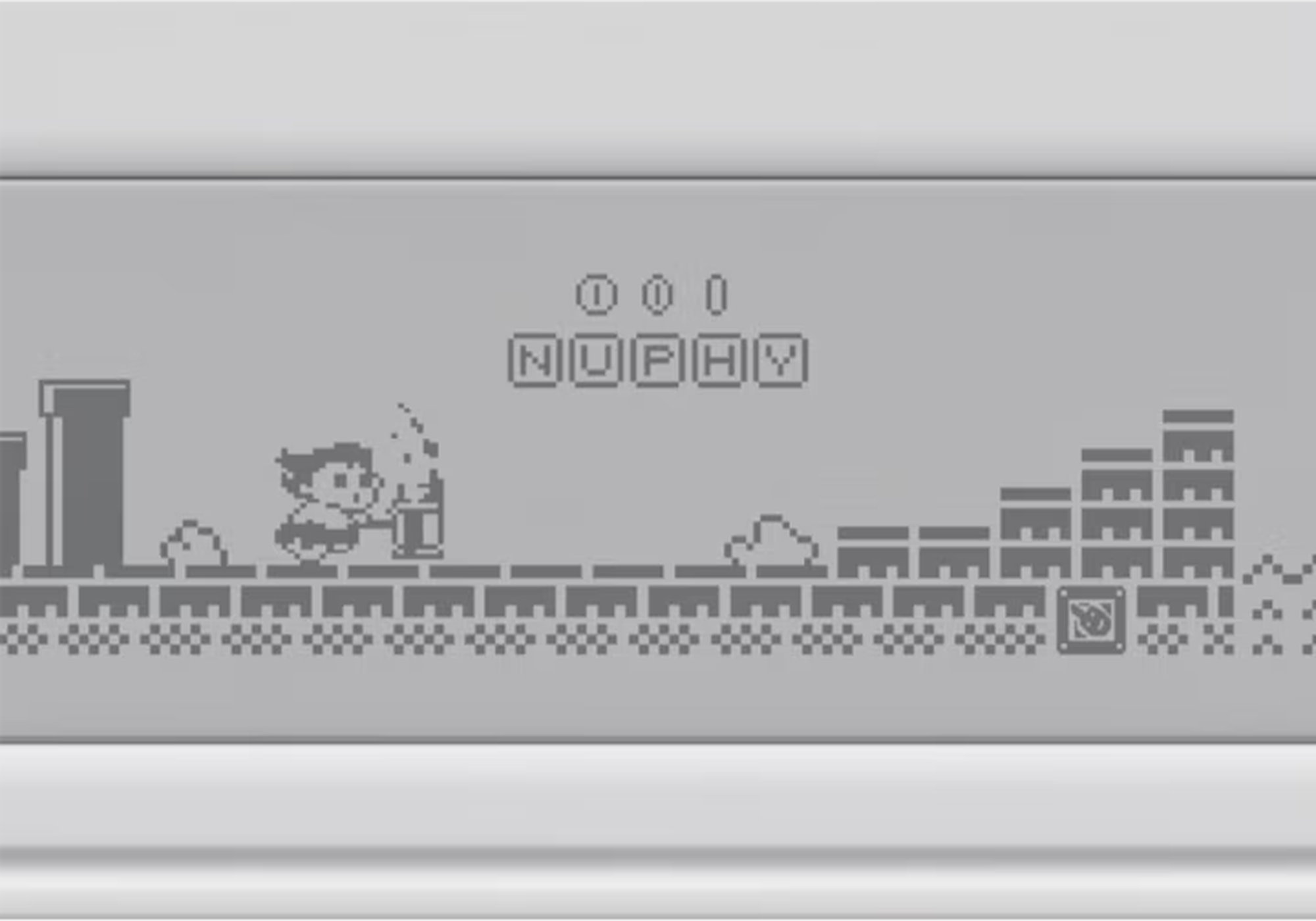 NuPhy Kick75 IO Nano Red 3.0 (US) herní klávesnice šedá