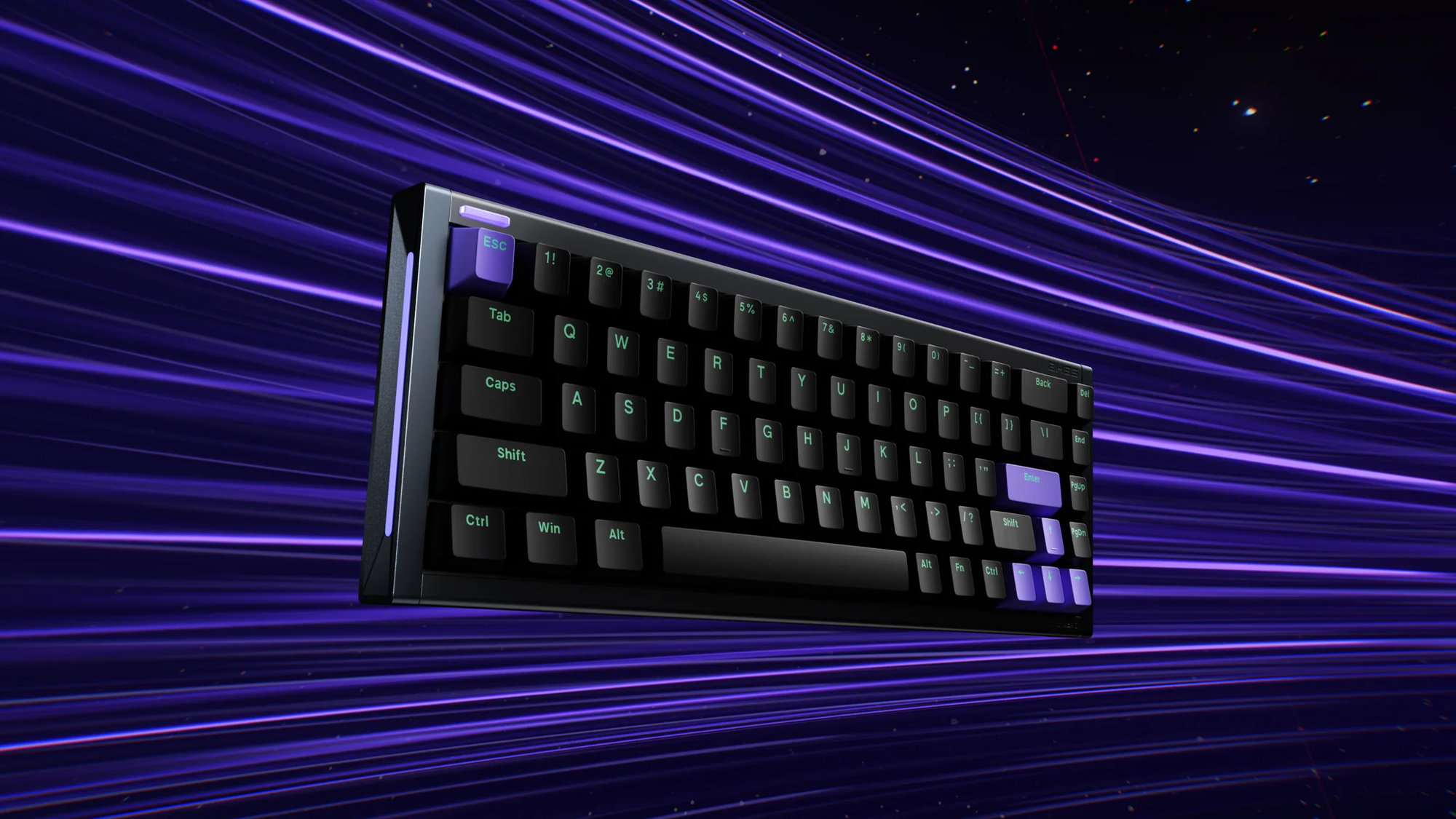 NuPhy BH65 HE Gateron Jade Gaming (US) herní klávesnice černá