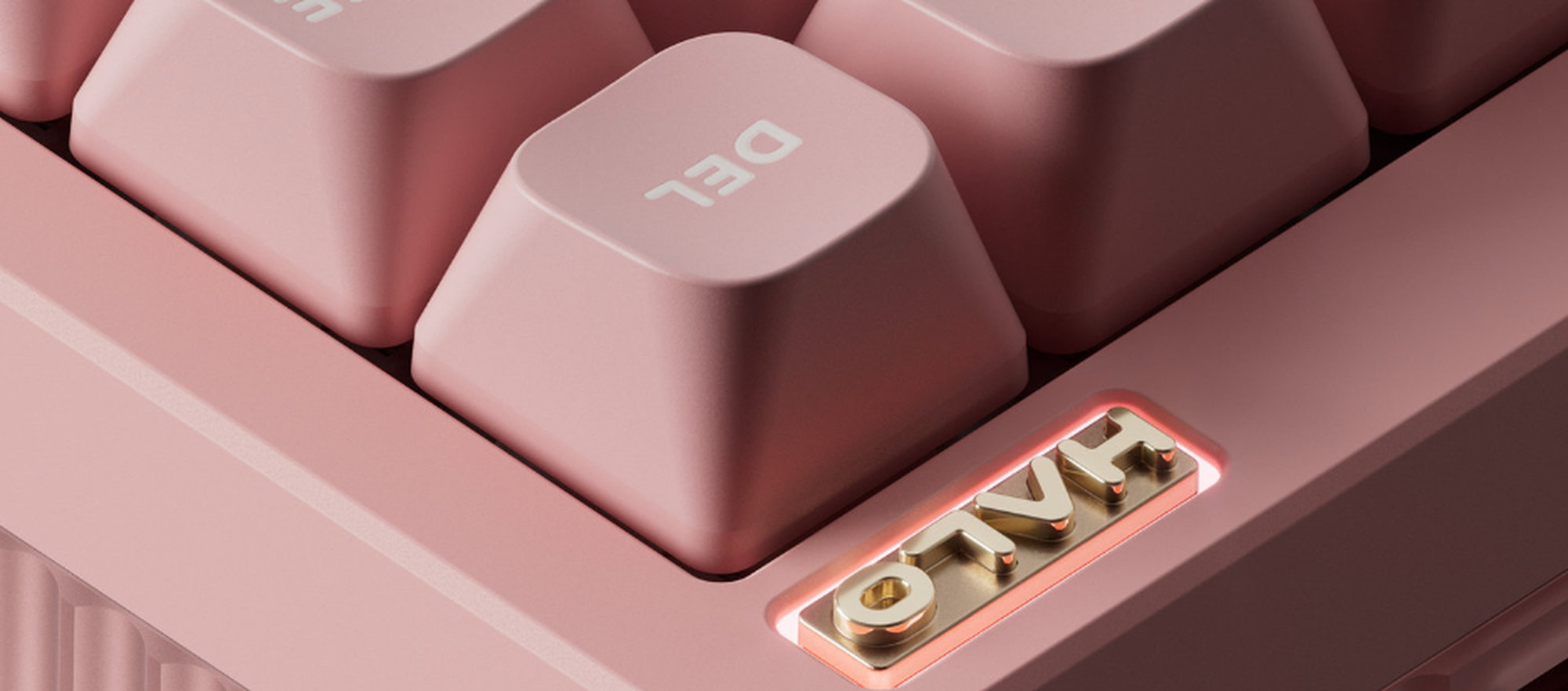 NuPhy Halo65 V2 Raspberry (US) herní klávesnice bílá