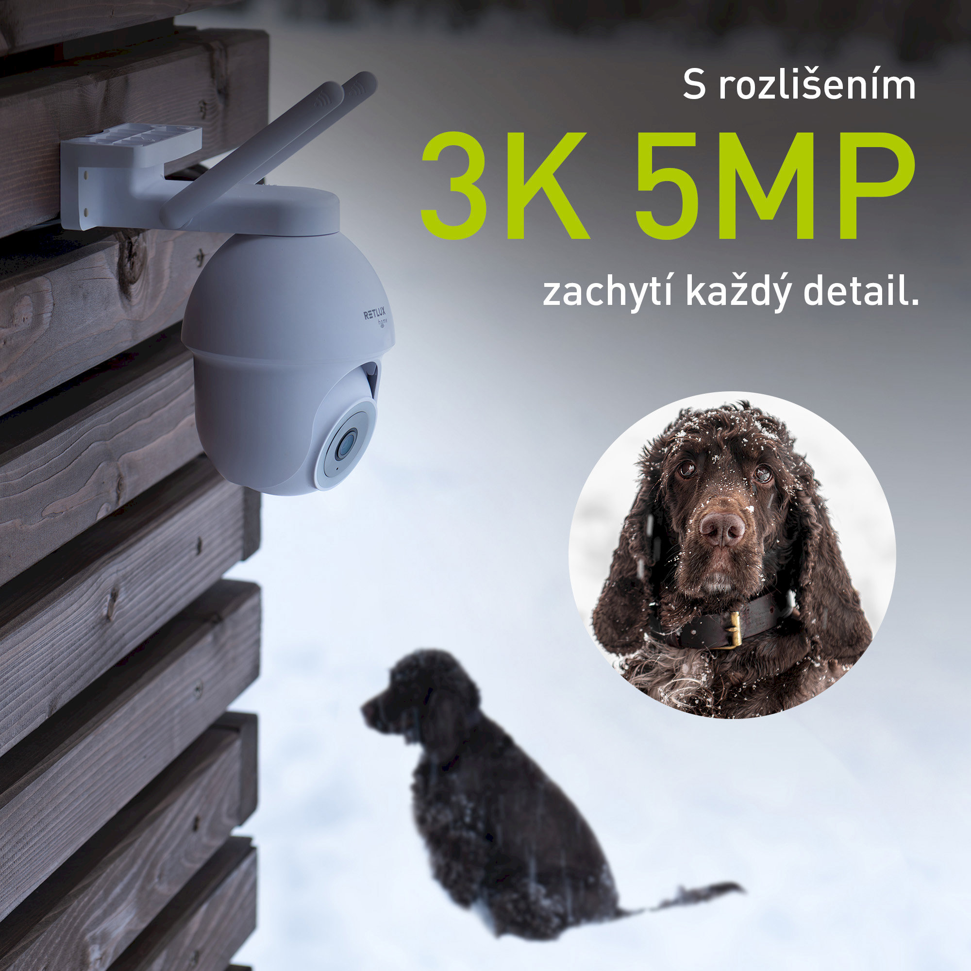 Retlux RSH 504 Venkovní otočná kamera Scope