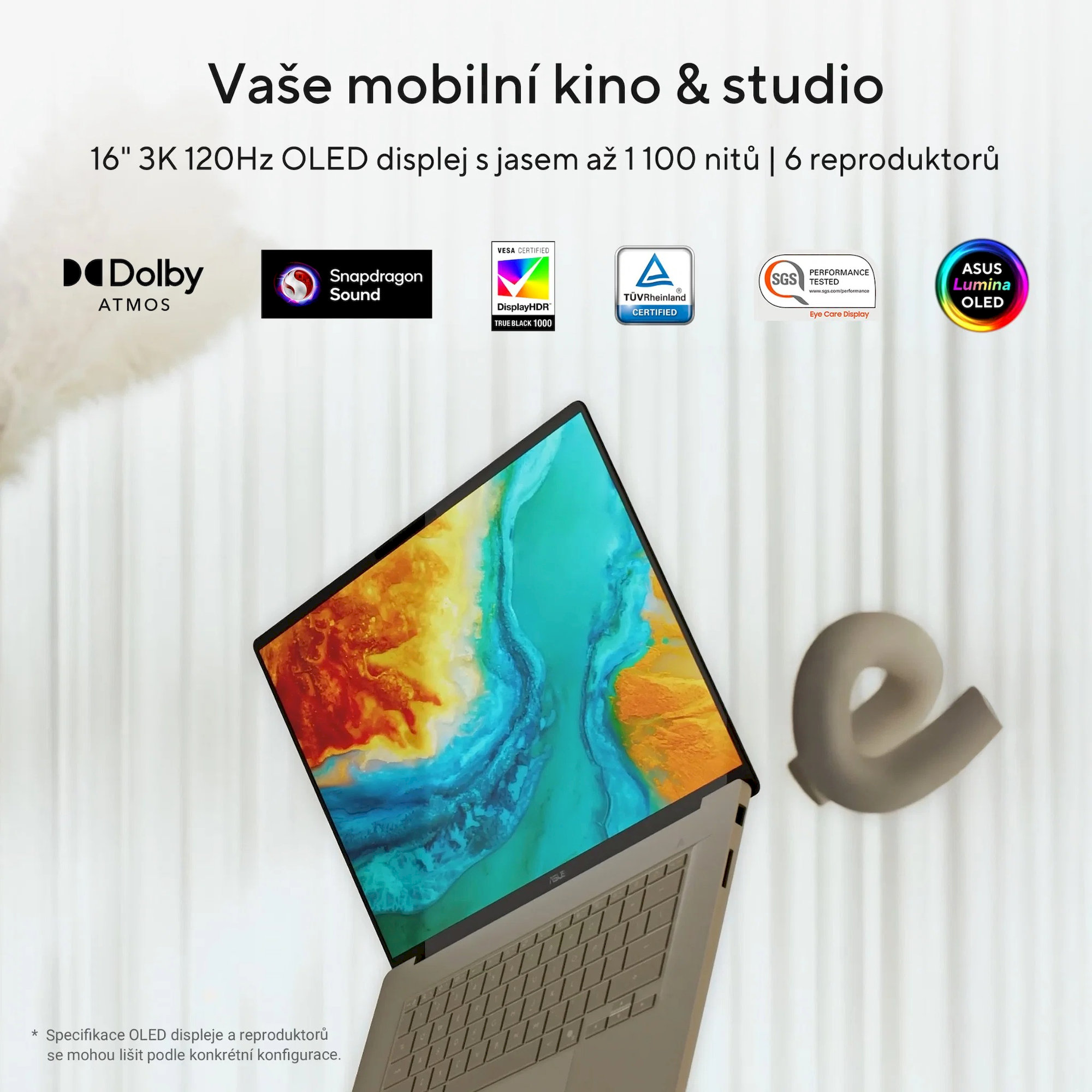 ASUS Zenbook A16 UX3607OA-OLED013W béžový