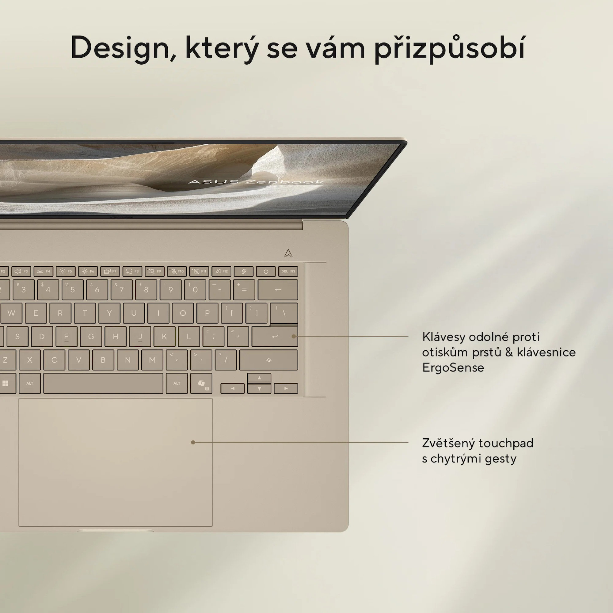 ASUS Zenbook A16 UX3607OA-OLED013W béžový