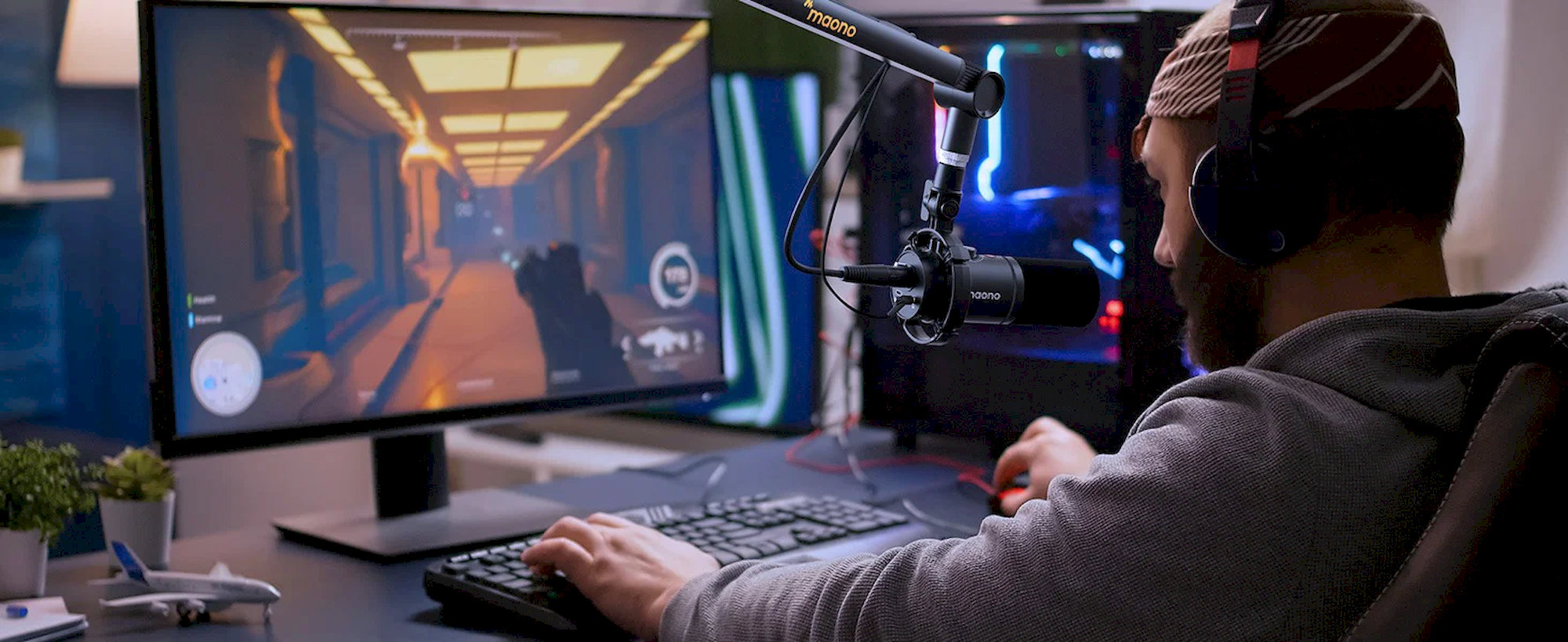 Maono PD200X herní mikrofon černý
