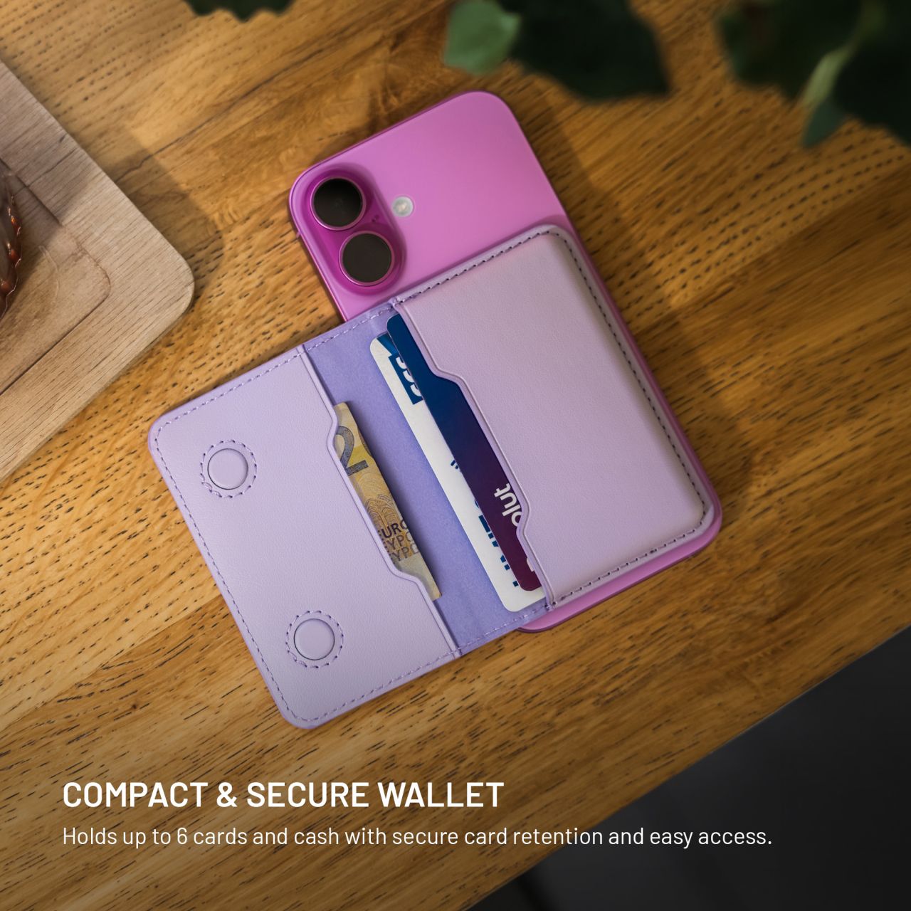 FIXED MagWallet Fold MagSafe peněženka černá