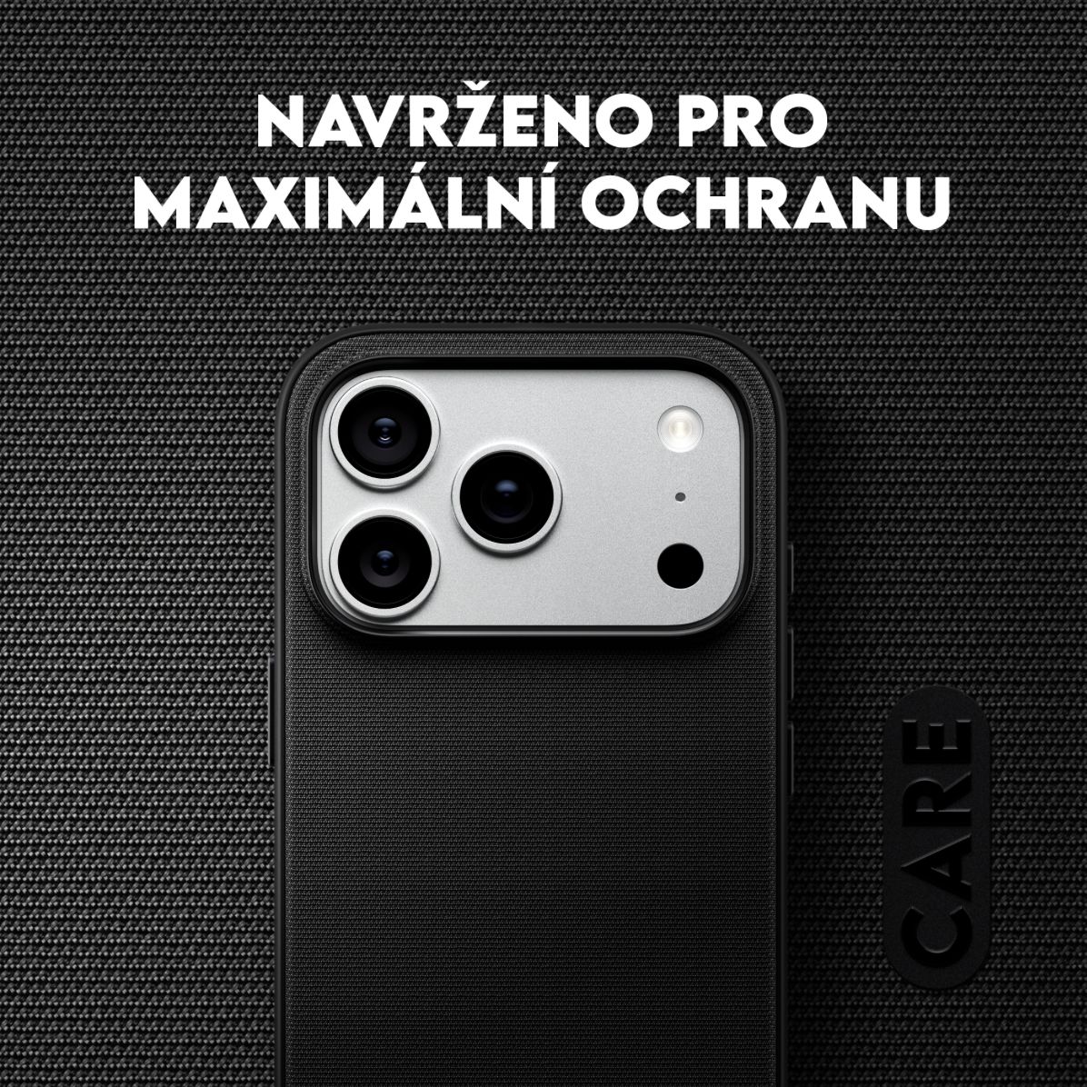 PanzerGlass CARE Fusion Fabric MagSafe kryt Apple iPhone 18 Pro/17 Pro černý