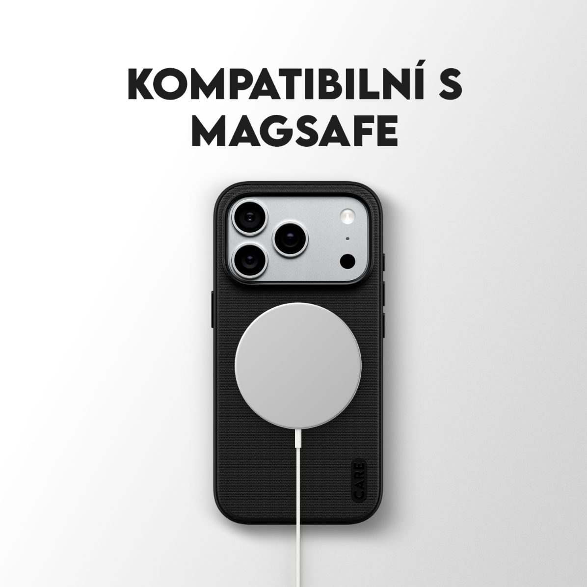 PanzerGlass CARE Fusion Fabric MagSafe kryt Apple iPhone 18 Pro/17 Pro černý