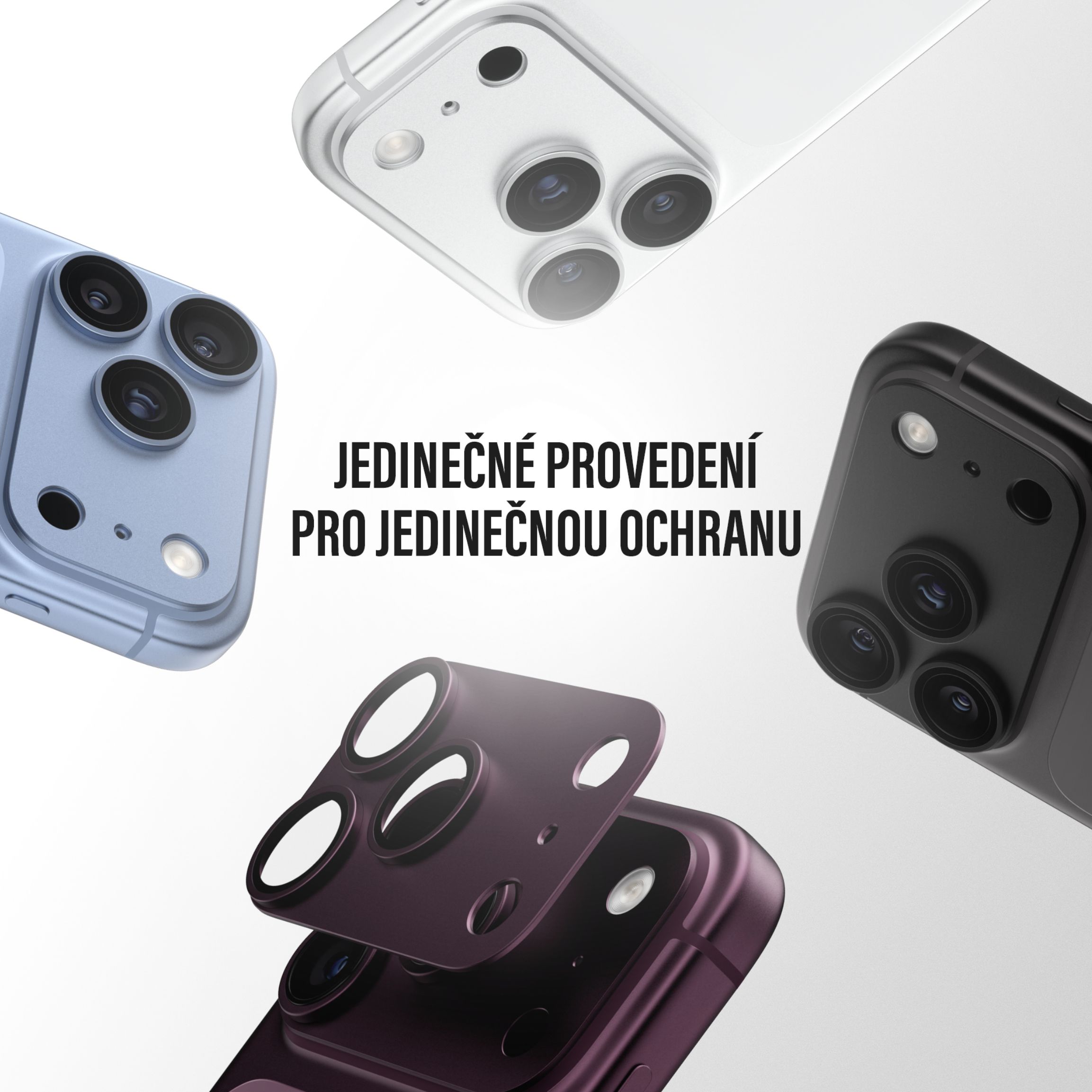 PanzerGlass FENDER hliníková ochrana fotoaparátu iPhone 18 Pro Black (černý)