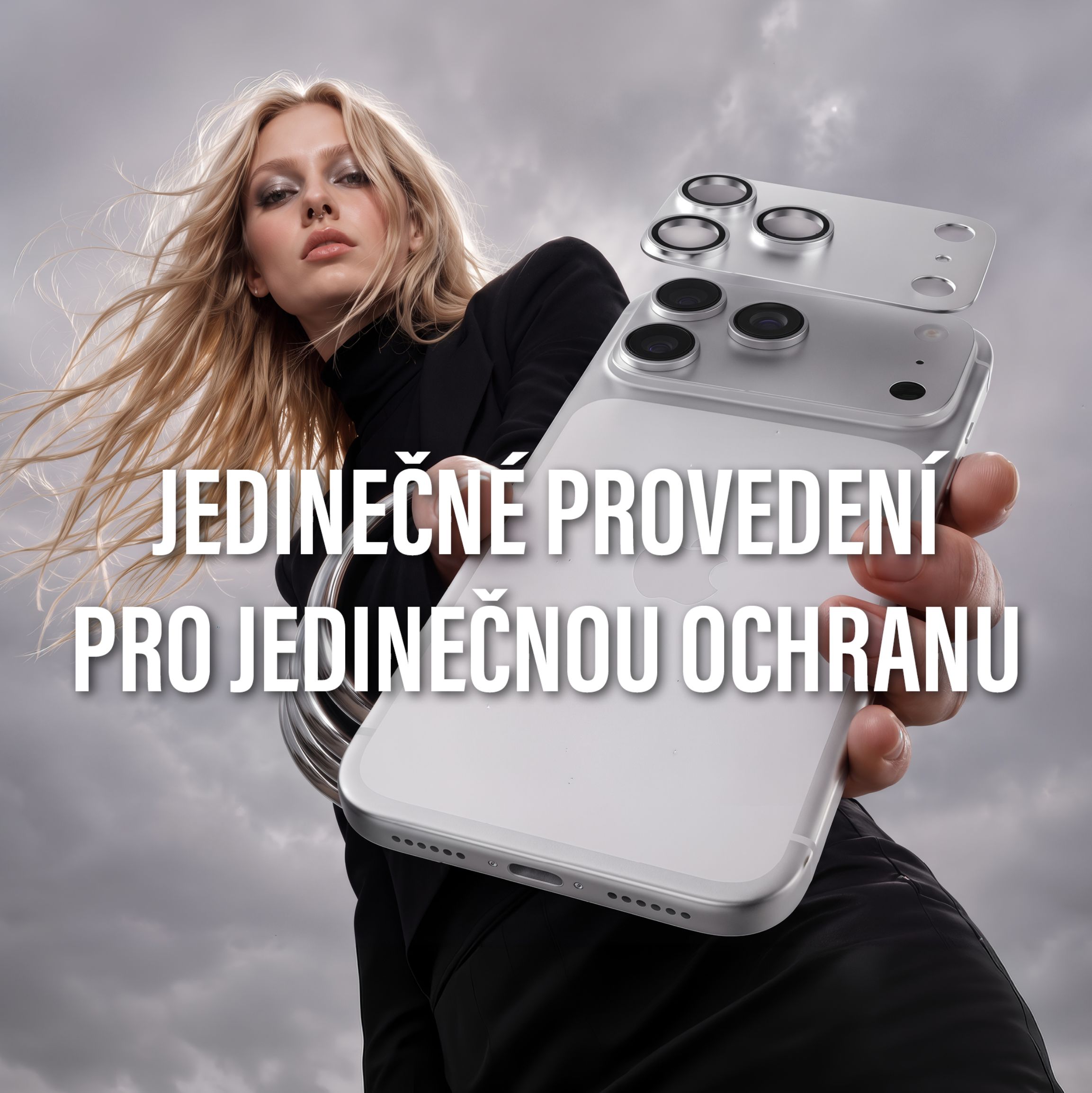 PanzerGlass FENDER hliníková ochrana fotoaparátu iPhone 18 Pro Black (černý)